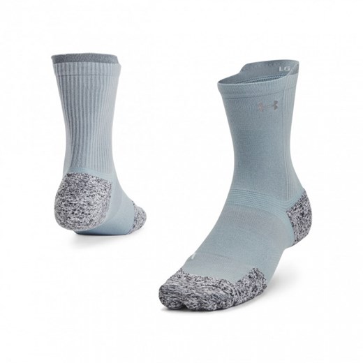 Skarpetki do biegania uniseks Under Armour UA AD Run Cushion 1pk Mid - niebieskie ze sklepu Sportstylestory.com w kategorii Skarpetki damskie - zdjęcie 162855349