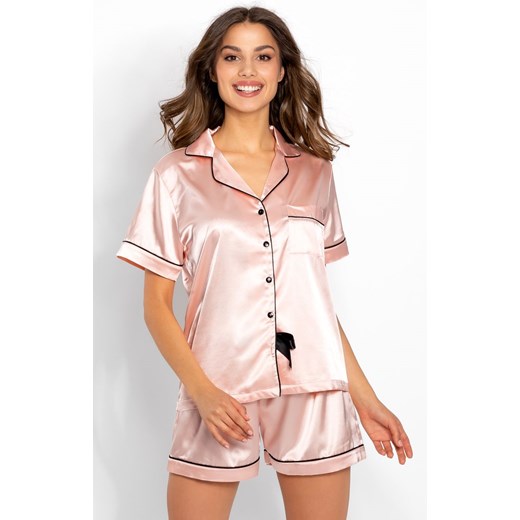 Piżama Vintage Style Pink, Kolor różowy, Rozmiar S, Momenti per me ze sklepu Intymna w kategorii Piżamy damskie - zdjęcie 162855855