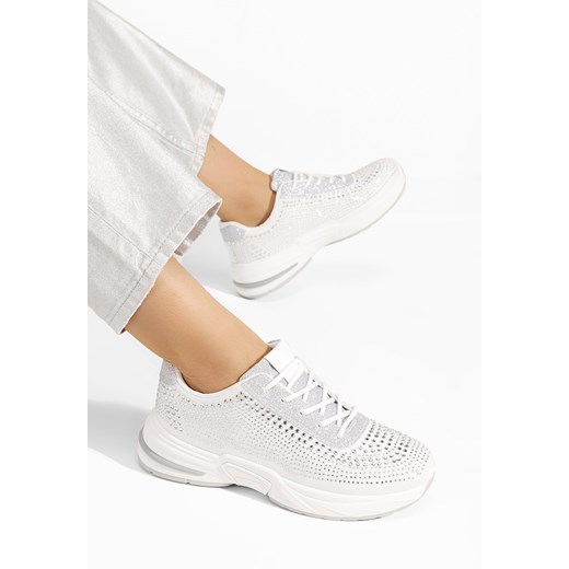 Białe sneakersy damskie Kyana ze sklepu Zapatos w kategorii Buty sportowe damskie - zdjęcie 162859065