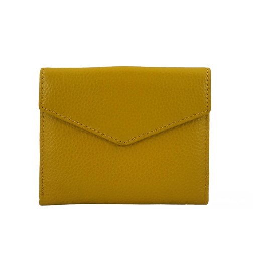 Elegancki portfel ze złotym zapięciem - Żółty ciemny ze sklepu Barberinis w kategorii Portfele damskie - zdjęcie 162861458