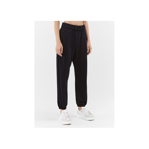 Max Mara Leisure Spodnie dresowe Sasia 37860836 Granatowy Relaxed Fit ze sklepu MODIVO w kategorii Spodnie damskie - zdjęcie 162863188