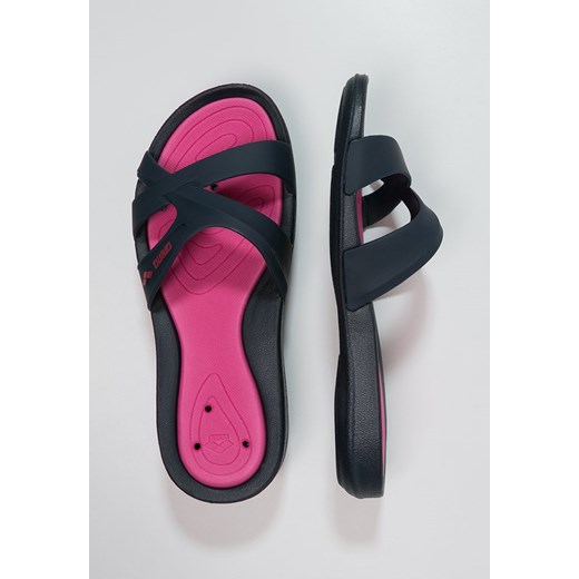 Arena ATHENA Sandały kąpielowe denim/fuchsia zalando rozowy jeans