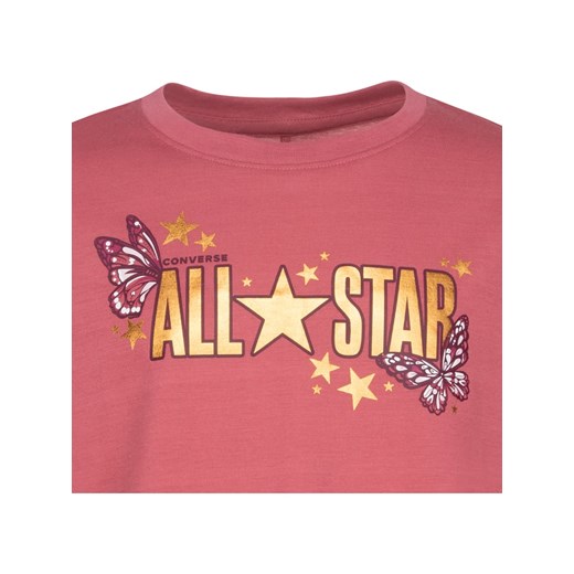 Converse Koszulka w kolorze różowym Converse 140-152 okazyjna cena Limango Polska