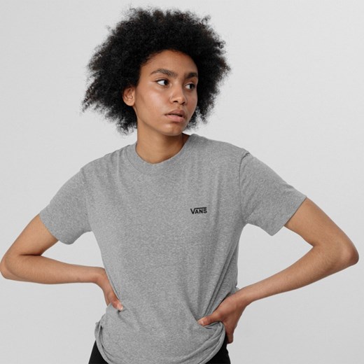 Damski t-shirt basic VANS JUNIOR V BOXY Cement Heather Vans M wyprzedaż Sportstylestory.com