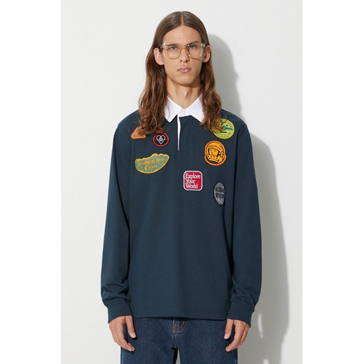 T-shirt męski Billionaire Boys Club czarny z długim rękawem
