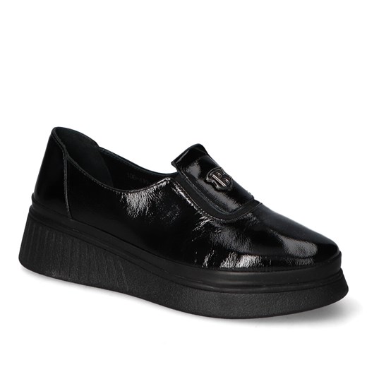 Półbuty Bombonella P108-419/48 Czarne lakier ze sklepu Arturo-obuwie w kategorii Półbuty damskie - zdjęcie 162900857