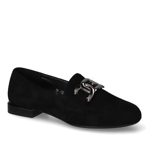 Mokasyny Sergio Leone MK732 Czarny Microfibra ze sklepu Arturo-obuwie w kategorii Mokasyny damskie - zdjęcie 162901037