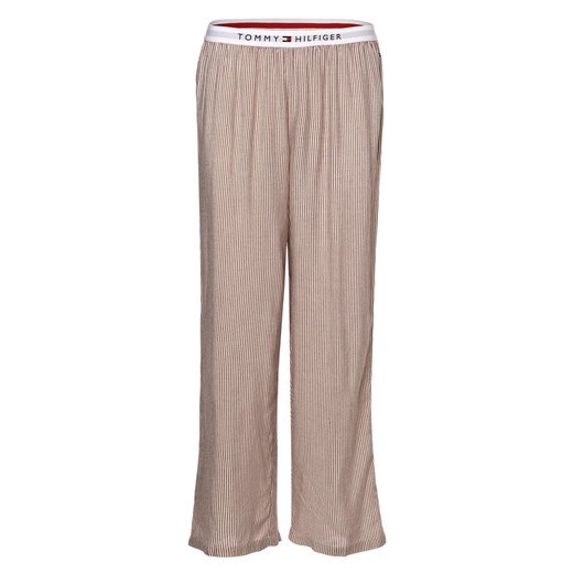 Tommy Hilfiger Damskie spodnie od piżamy Kobiety wiskoza bordowy w paski ze sklepu vangraaf w kategorii Piżamy damskie - zdjęcie 162903199