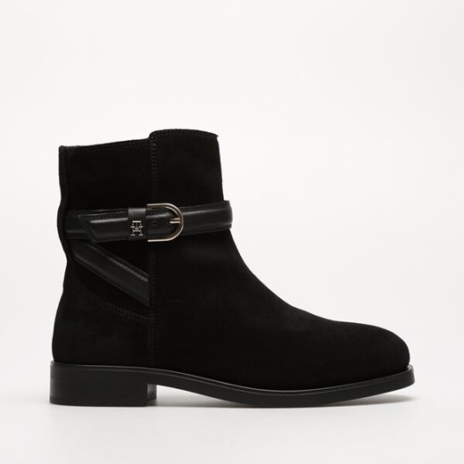 TOMMY HILFIGER ELEVATED ESSENTIAL BOOT SUEDE ze sklepu Symbiosis w kategorii Botki - zdjęcie 162906627