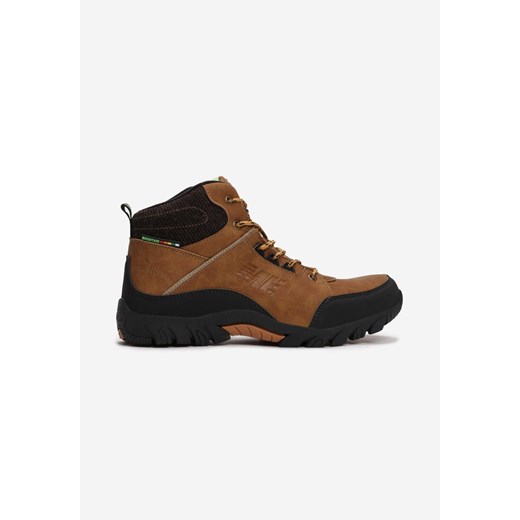 Camelowe Buty Trekkingowe Fontanoe ze sklepu born2be.pl w kategorii Buty trekkingowe męskie - zdjęcie 162913086