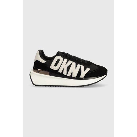 Dkny sneakersy Arlan kolor czarny K3305119 ze sklepu ANSWEAR.com w kategorii Buty sportowe damskie - zdjęcie 162930419