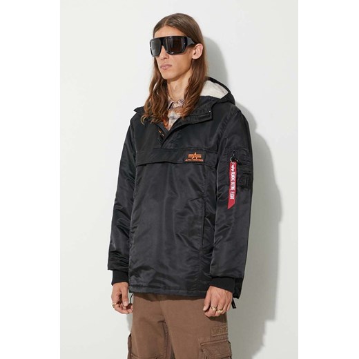 Alpha Industries kurtka HPO Anorak męska kolor czarny przejściowa 178139.03 ze sklepu PRM w kategorii Kurtki męskie - zdjęcie 162932637