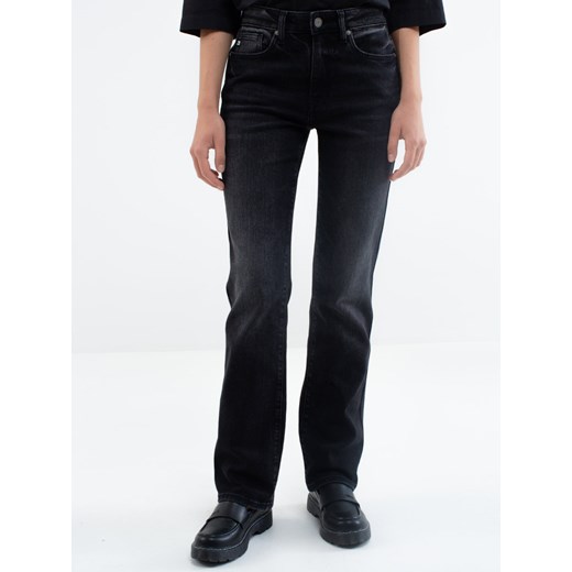 Spodnie jeans damskie czarne Myrra 916 ze sklepu Big Star w kategorii Jeansy damskie - zdjęcie 162933535