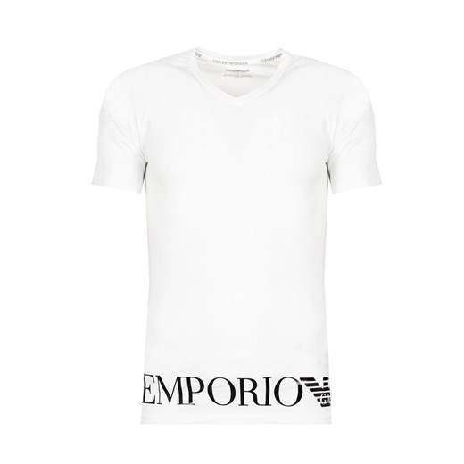 Emporio Armani T-shirt V-neck | 111760 3R755 | Mężczyzna | Biały Emporio Armani M okazja ubierzsie.com