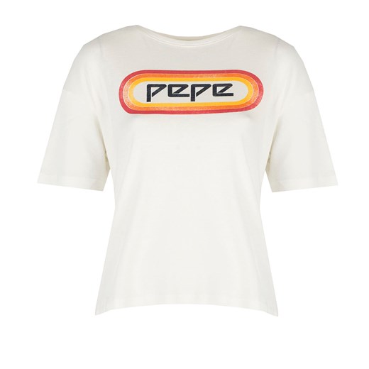 Pepe Jeans T-Shirt "Paula" | PL504476 | Paula | Kobieta | Kremowy ze sklepu ubierzsie.com w kategorii Bluzki damskie - zdjęcie 162937017