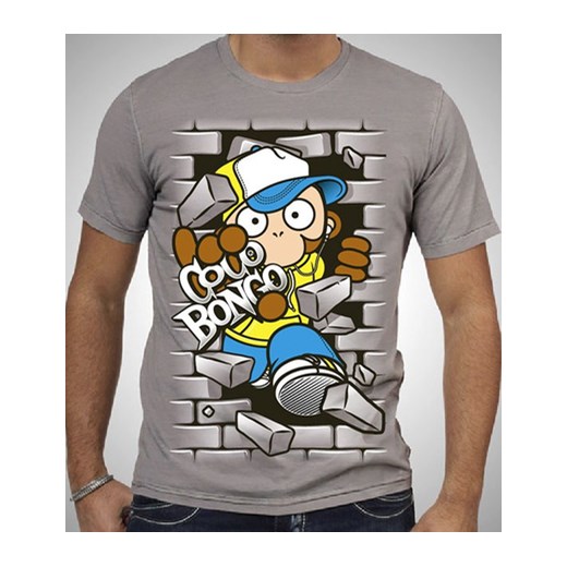 Koszulka T-shirt Mur - Coco Bongo petiten szary bawełna