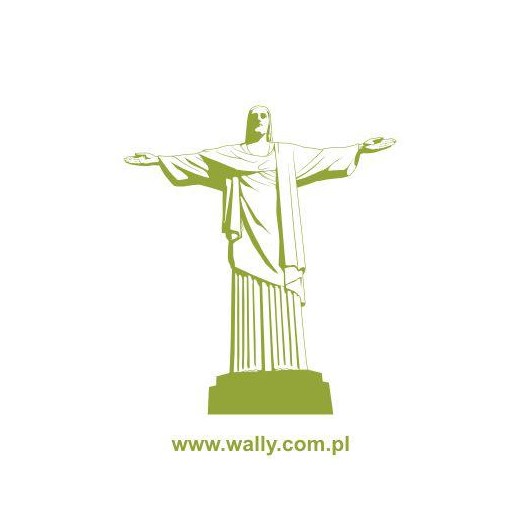 naklejka Statua Chrystusa w Rio 0835 