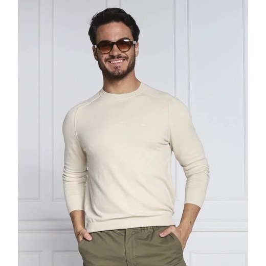 Calvin Klein Sweter | Slim Fit | z dodatkiem kaszmiru ze sklepu Gomez Fashion Store w kategorii Swetry męskie - zdjęcie 162975826