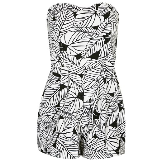 **Strapless Playsuit by Love topshop szary 