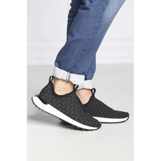Buty sportowe męskie Michael Kors czarne bez zapięcia tkaninowe
