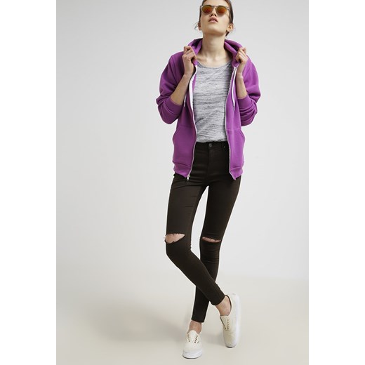 American Apparel FLEX Bluza rozpinana dark orchid zalando bawełna