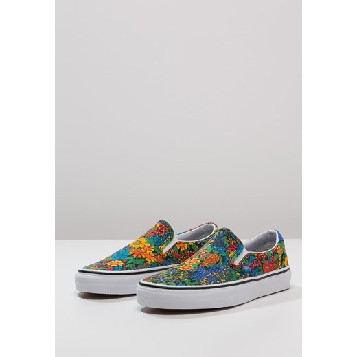 Vans CLASSIC Półbuty wsuwane multicolor/true white zalando na obcasie