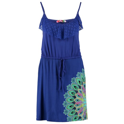 Desigual OLGA Sukienka z dżerseju royal zalando niebieski dżersej
