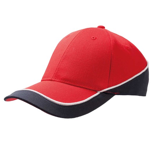 Racing Czerwono-Granatowy - czapka z daszkiem czapki-co czerwony czapka z daszkiem