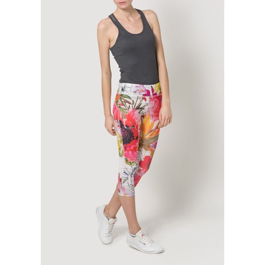 Desigual DAMA Rajstopy blanco zalando rozowy kwiatowy