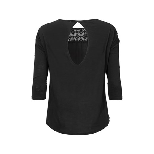 Bluzka Lilly czarny halens-pl czarny abstrakcyjne wzory