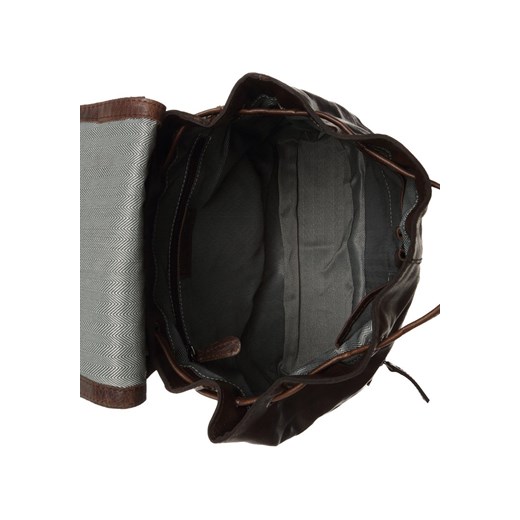 Spikes & Sparrow Plecak chocolate zalando czarny poliester