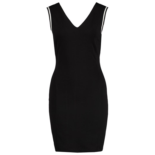 Vero Moda VMLILY  Sukienka z dżerseju black zalando czarny abstrakcyjne wzory