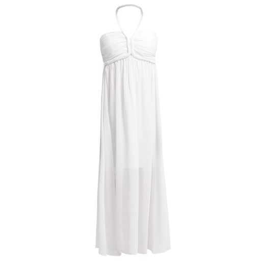 Molly Bracken Długa sukienka blanc zalando bialy abstrakcyjne wzory