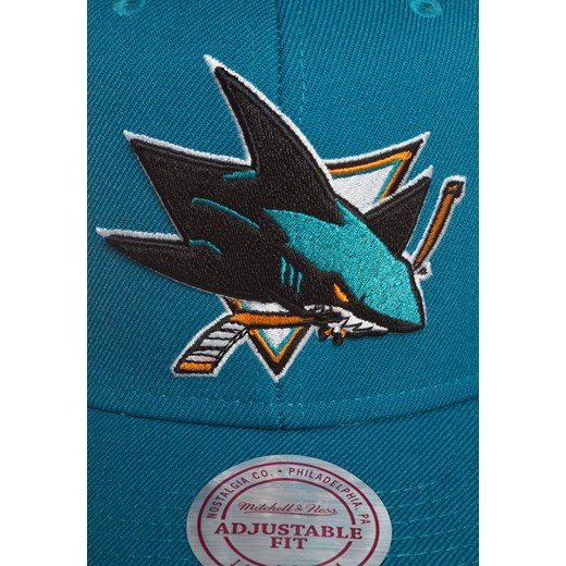 Mitchell & Ness SAN JOSE SHARKS Czapka z daszkiem teal zalando turkusowy czapka z daszkiem