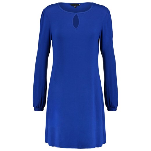 New Look Sukienka z dżerseju cobalt zalando niebieski abstrakcyjne wzory