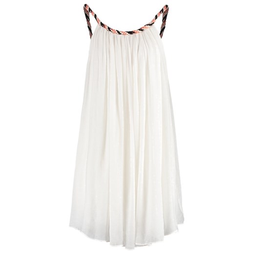 Suncoo CAMY Sukienka letnia blanc casse zalando bialy abstrakcyjne wzory