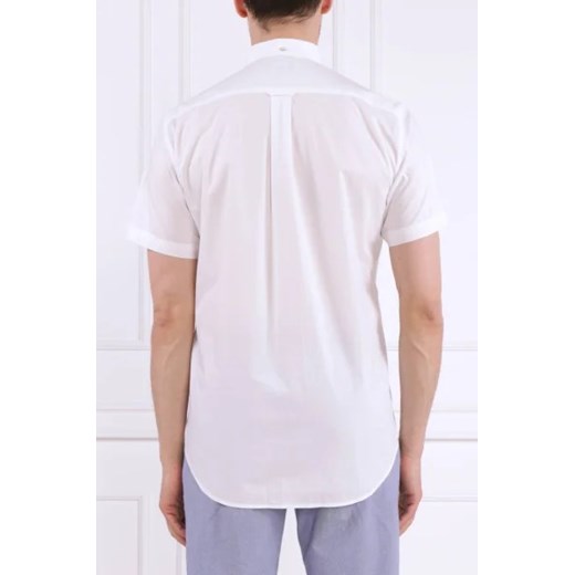 Koszula męska biała Gant z krótkimi rękawami 
