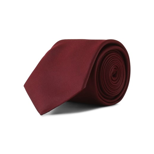 Olymp Level Five Krawat jedwabny męski Mężczyźni Jedwab bordowy jednolity ze sklepu vangraaf w kategorii Krawaty - zdjęcie 163348048