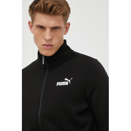 Puma bluza męska kolor czarny melanżowa ze sklepu ANSWEAR.com w kategorii Bluzy męskie - zdjęcie 163353517