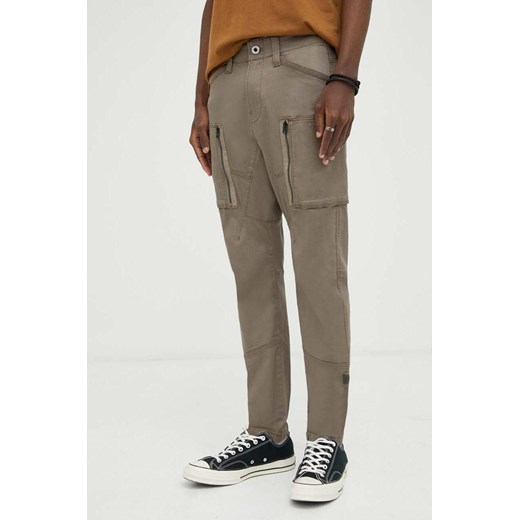 G-Star Raw spodnie męskie ze sklepu ANSWEAR.com w kategorii Spodnie męskie - zdjęcie 163355125