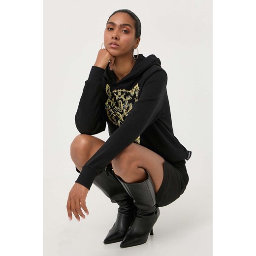 PLEIN SPORT bluza damska kolor czarny z nadrukiem Plein Sport XS ANSWEAR.com