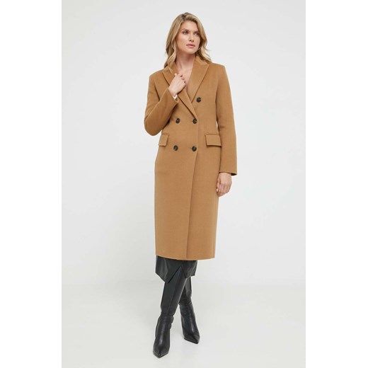 Płaszcz damski Pinko beżowy 