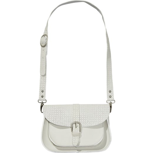 Perforated Leather Satchel Bag  scotch-soda bialy 