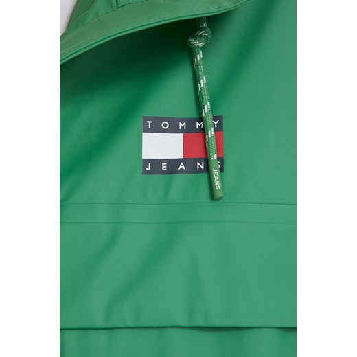 Tommy Jeans kurtka przeciwdeszczowa damska kolor zielony przejściowa Tommy Jeans M ANSWEAR.com