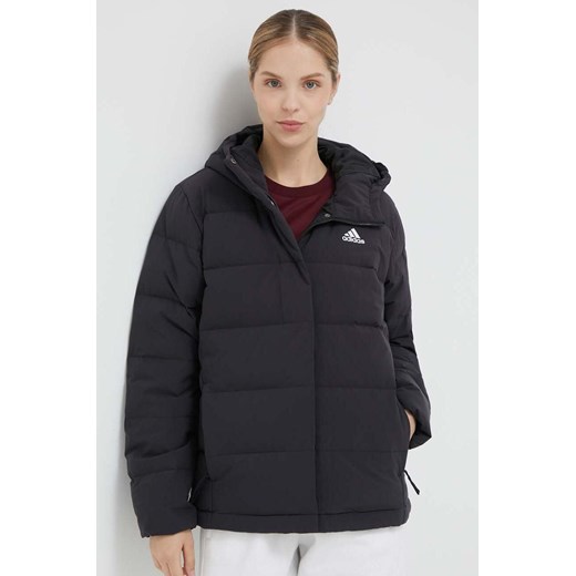 adidas kurtka puchowa damska kolor czarny zimowa ze sklepu ANSWEAR.com w kategorii Kurtki damskie - zdjęcie 163368085
