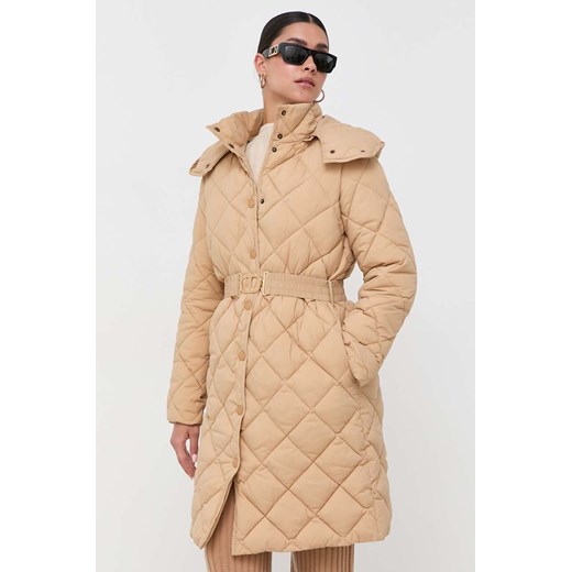 Twinset kurtka damska kolor beżowy przejściowa ze sklepu ANSWEAR.com w kategorii Kurtki damskie - zdjęcie 163368755