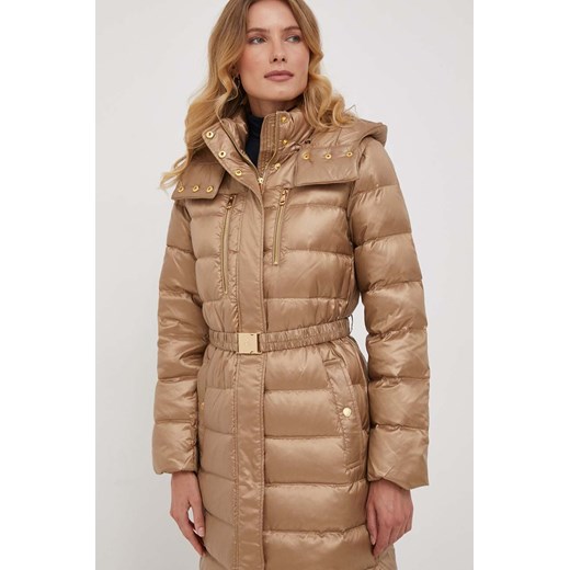 Lauren Ralph Lauren kurtka puchowa damska kolor beżowy zimowa M ANSWEAR.com