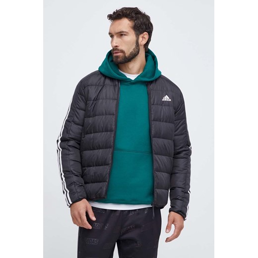 adidas kurtka puchowa Essentials męska kolor czarny zimowa HZ4431 ze sklepu ANSWEAR.com w kategorii Kurtki męskie - zdjęcie 163373047