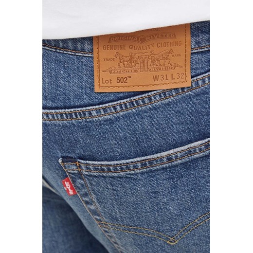 Levi&apos;s jeansy 502 TAPER męskie kolor niebieski 33/32 ANSWEAR.com