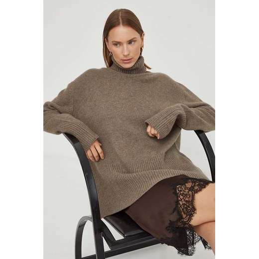 Sweter damski Herskind z golfem na zimę